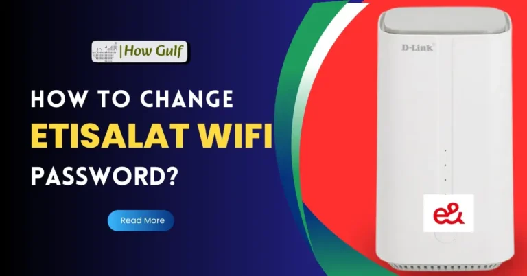 How To Change Etisalat Wifi Password